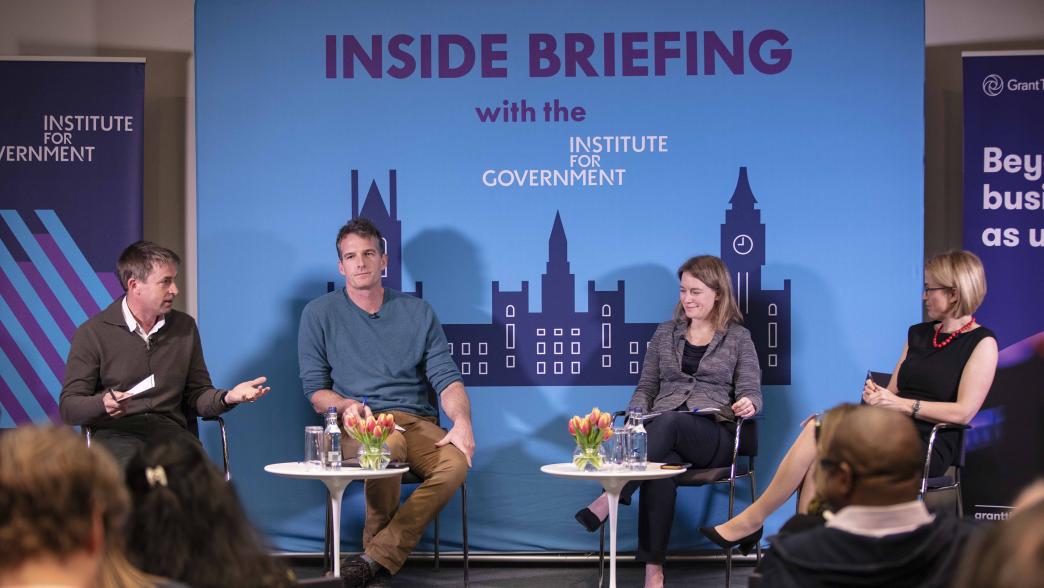 A live recording of Inside Briefing, the IfG's weekly podcast, with guest Dan Snow