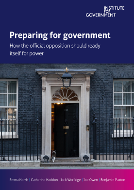 Preparing for Government front cover