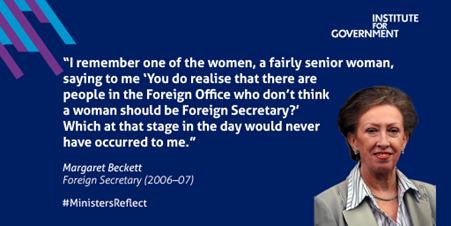 Margaret Beckett quote tile
