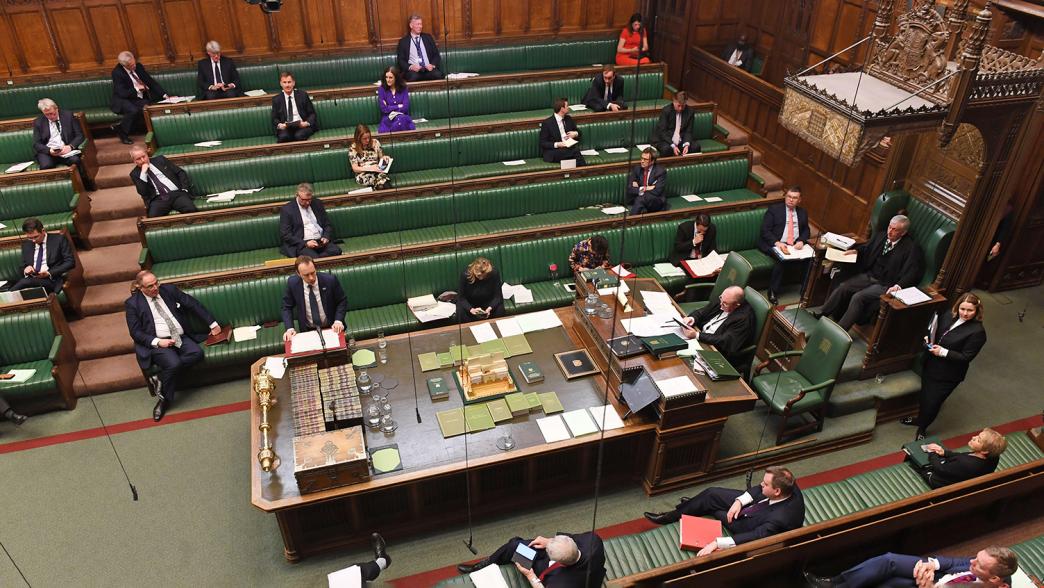 House of Commons during Covid