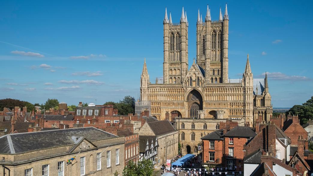 Lincoln Cathedral in the historic City of Lincoln