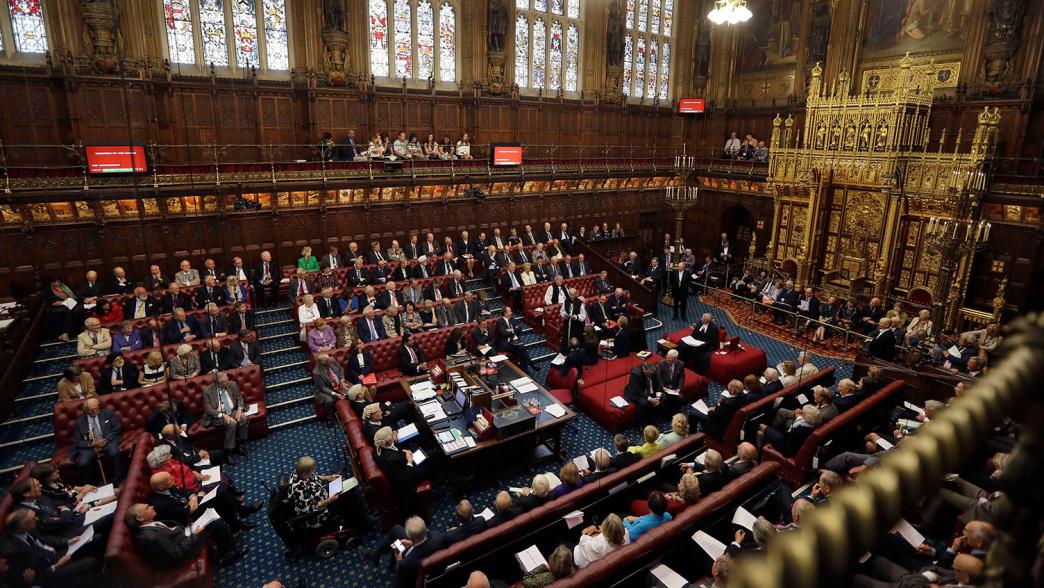 Members of the House of Lords in the chamber.