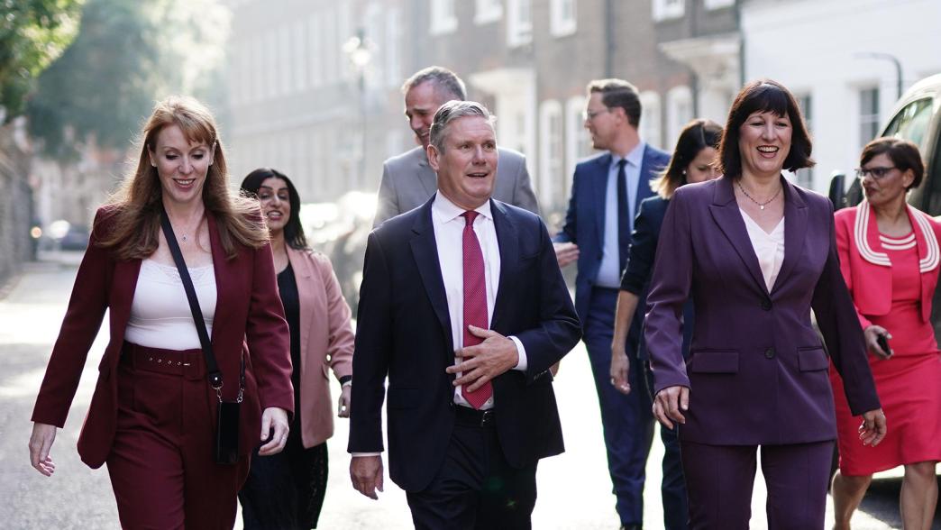Members of the Labour shadow cabinet walking