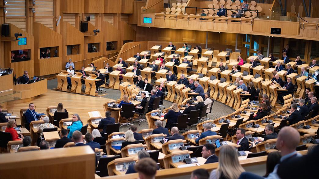 MSPs in the Scottish parliament