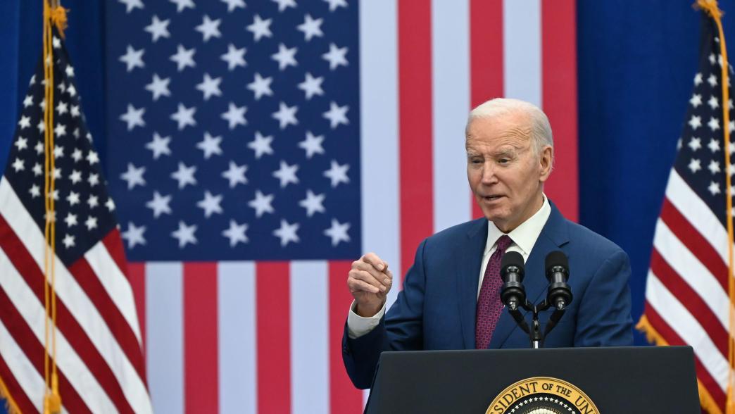 President of the United States Joe Biden in New Hampshire.