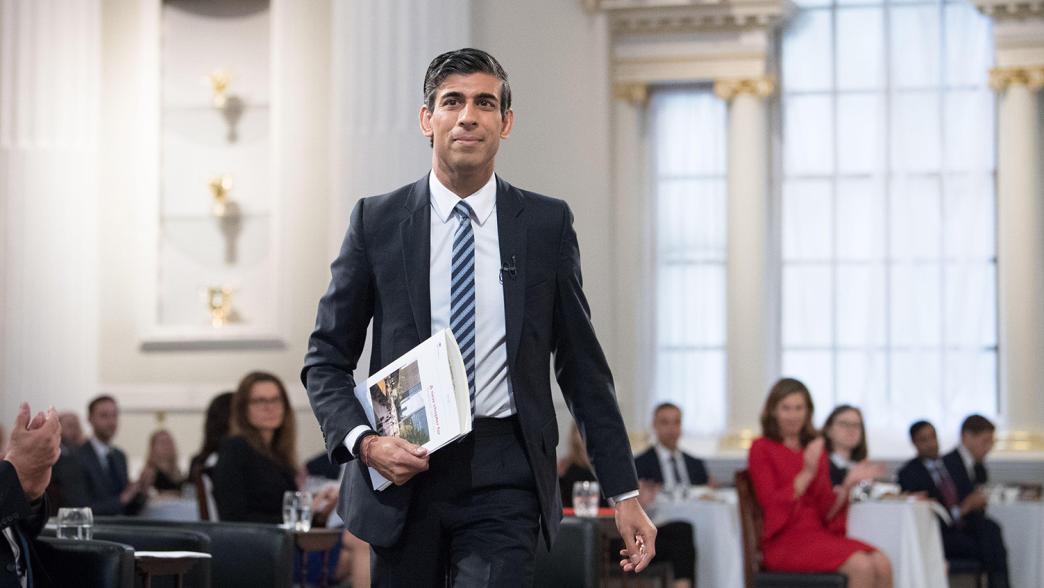 Chancellor Rishi Sunak after giving his Mansion House speech in July 2021.