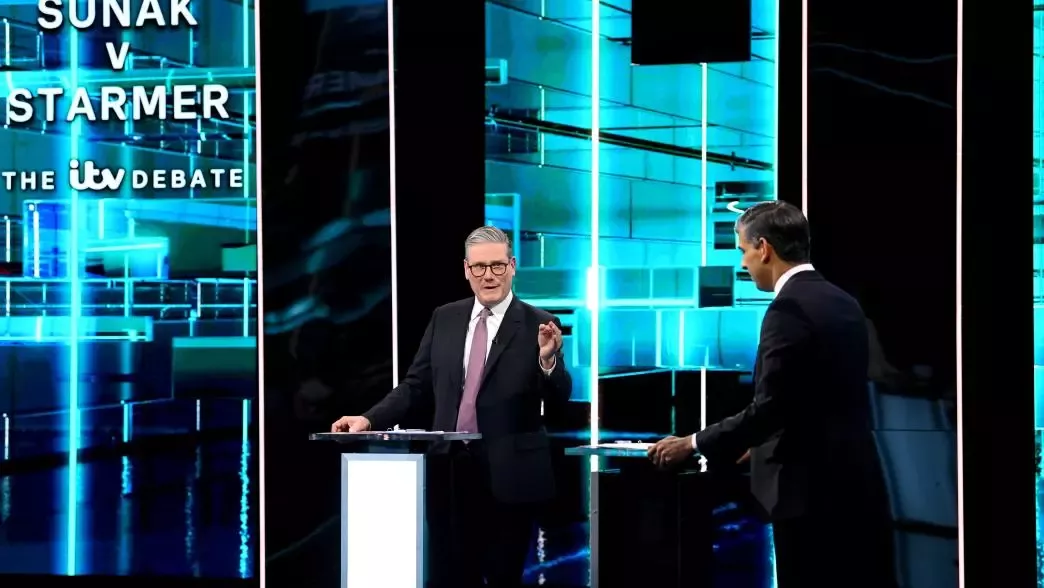 Keir Starmer and Rishi Sunak debate