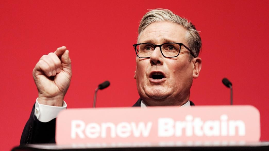 Keir Starmer addresses the Labour Party Conference 2025