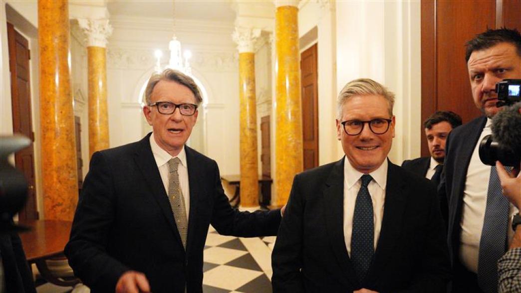 Keir Starmer and Peter Mandelson.