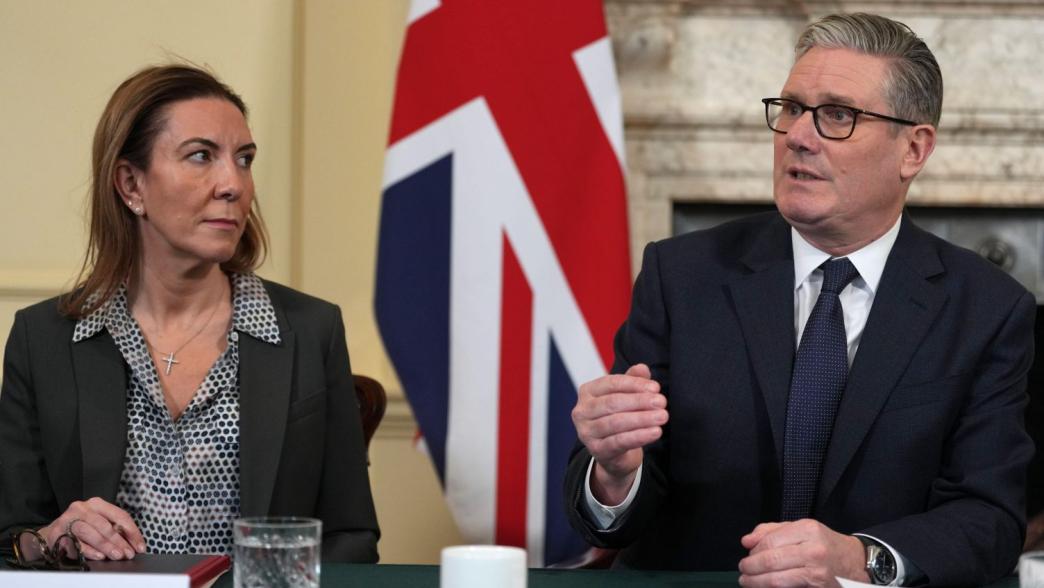 Antonia Romeo and Keir Starmer