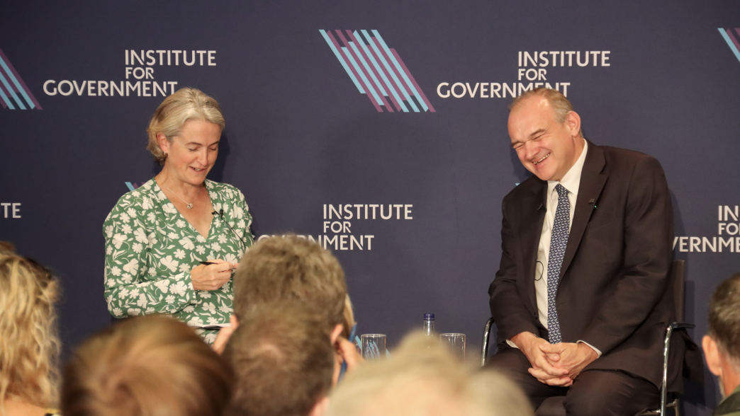 Ed Davey and Hannah White