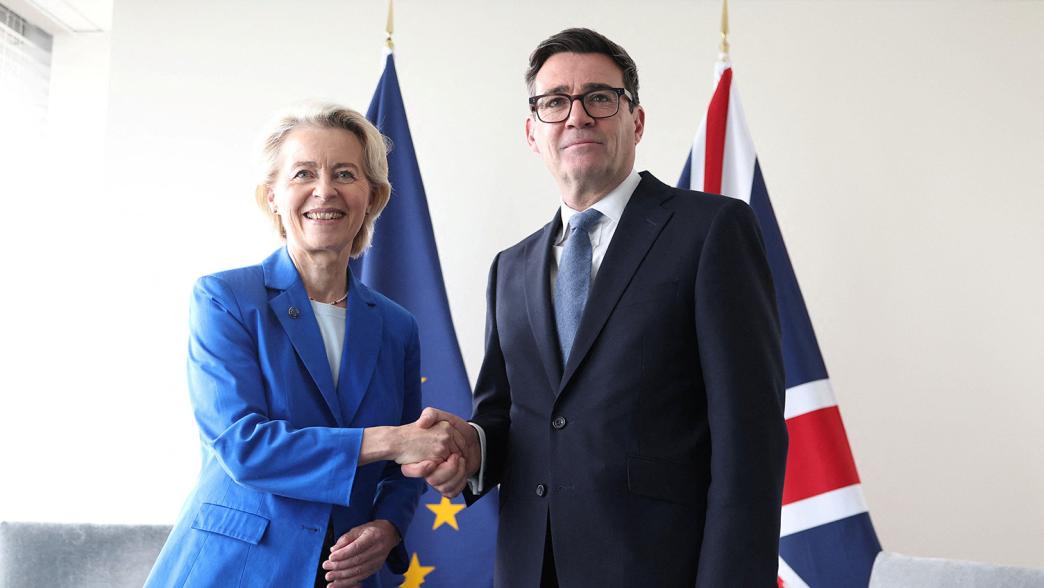 Prime Minister Andy Burnham meets with European Commission President Ursula von der Leyen during his visit to the US to attend the United Nations General Assembly in New York.