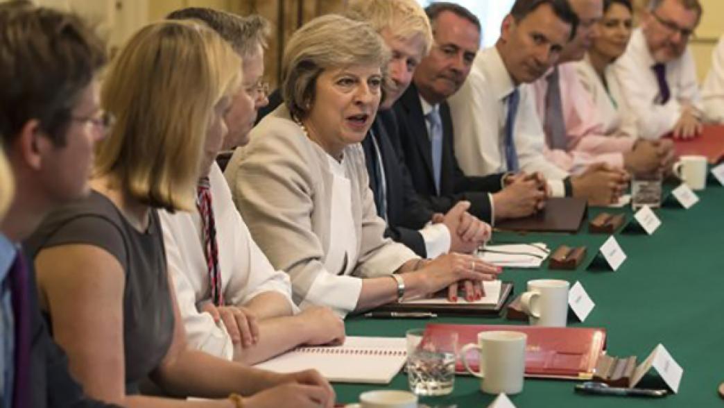 Theresa May holds a Cabinet meeting 