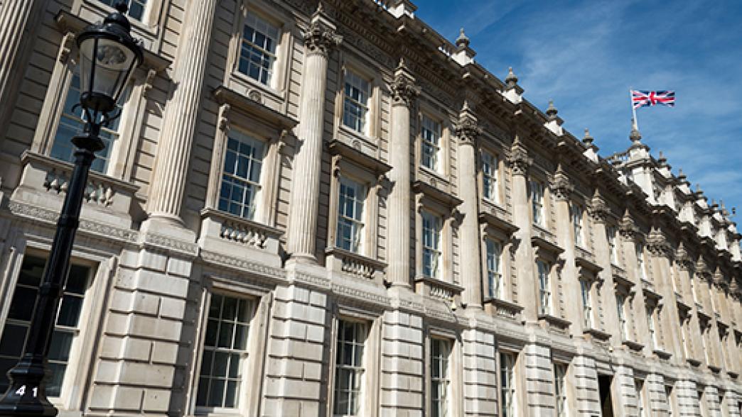 Government buildings along Whitehall