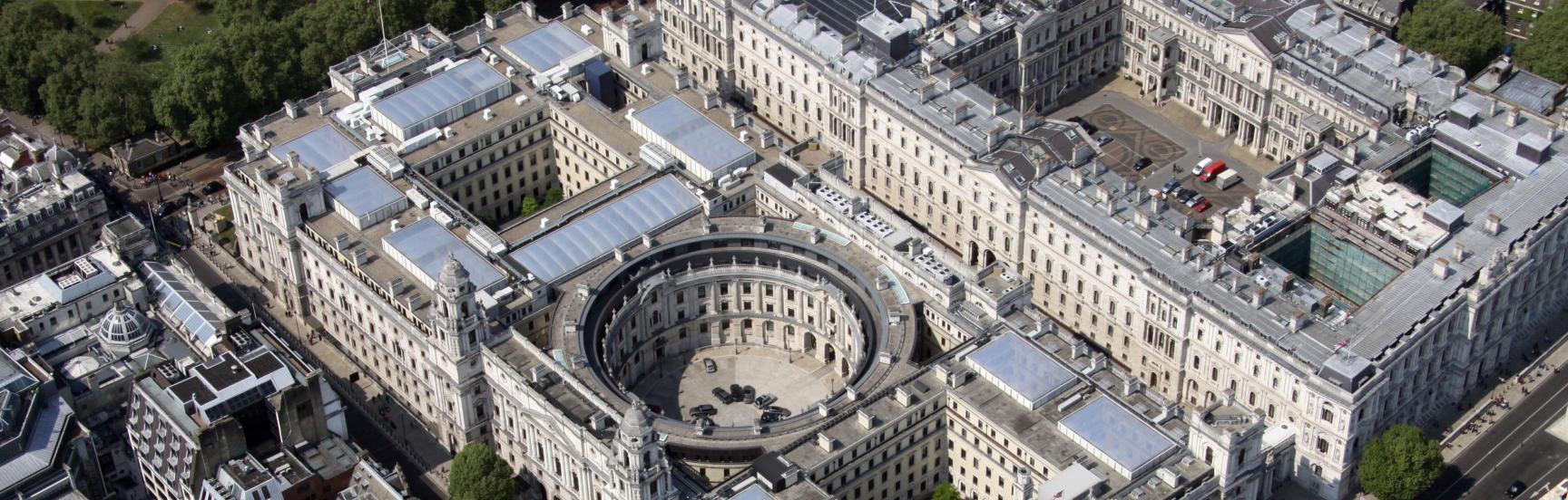 Aerial view Whitehall