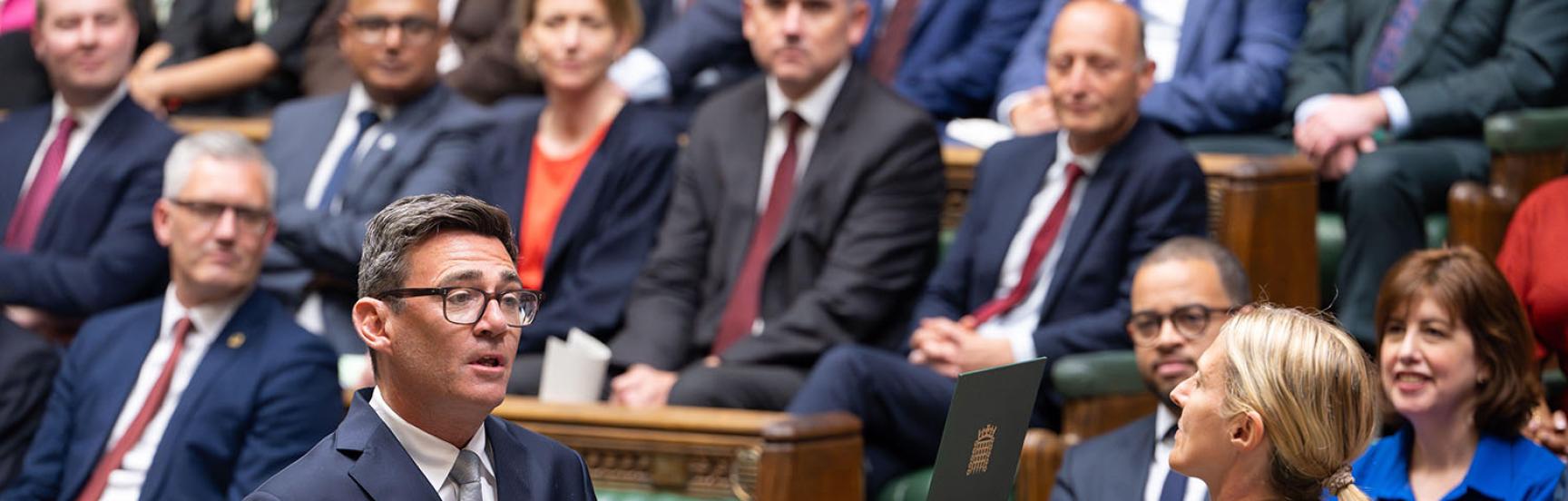 Andy Burnham is sworn in as a member of parliament