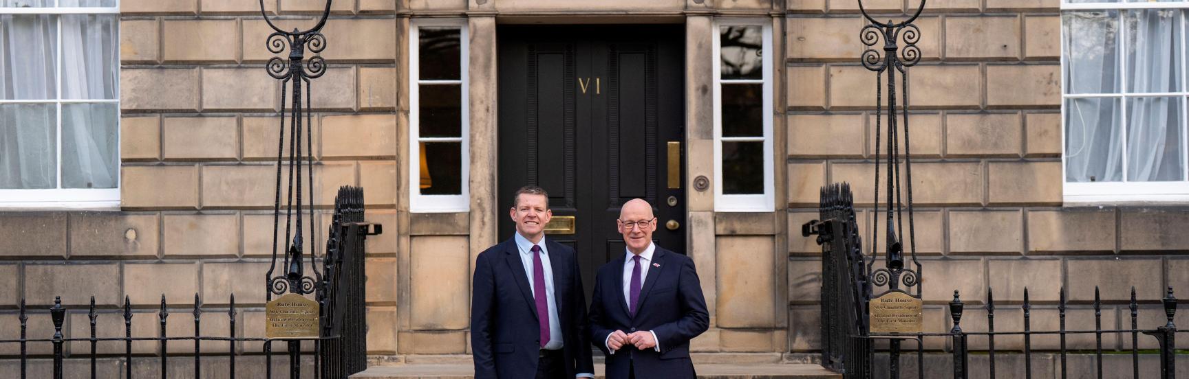 Rhun ap Iorwerth and John Swinney