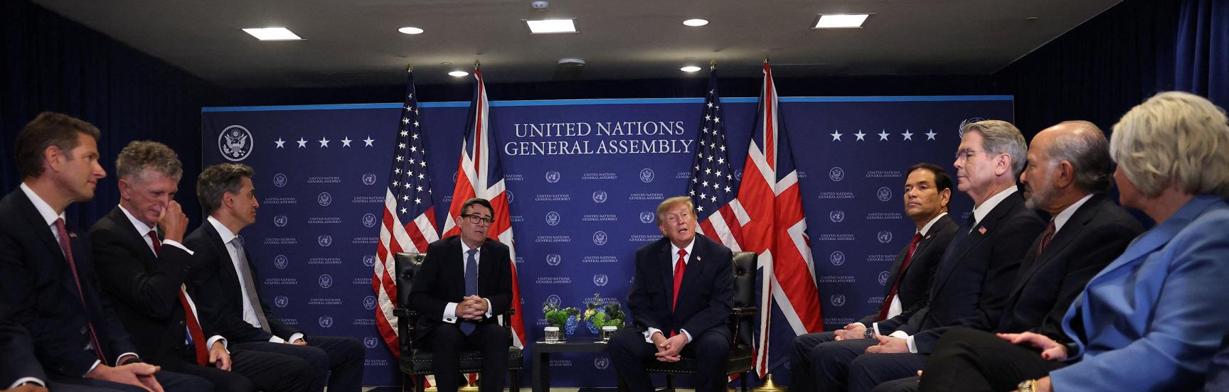 Andy Burnham meeting with Donald Trump