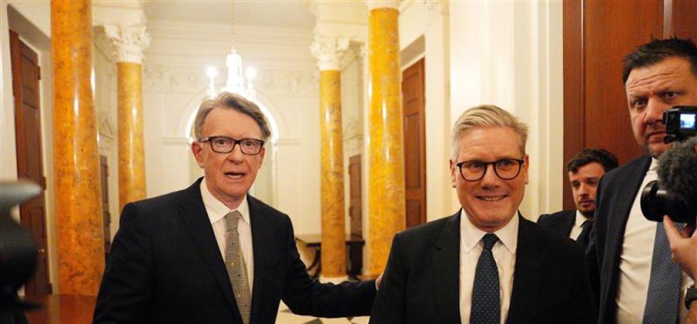 Keir Starmer and Peter Mandelson.