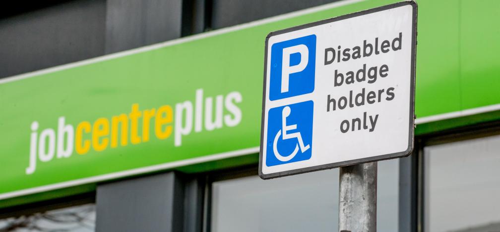 A jobcentre sign