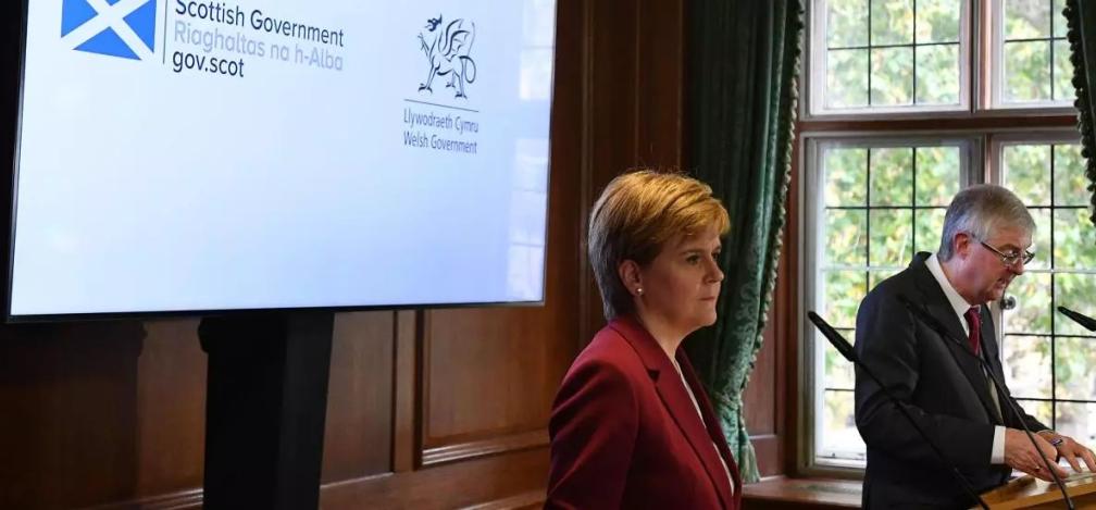 Nicola Sturgeon and Mark Drakeford
