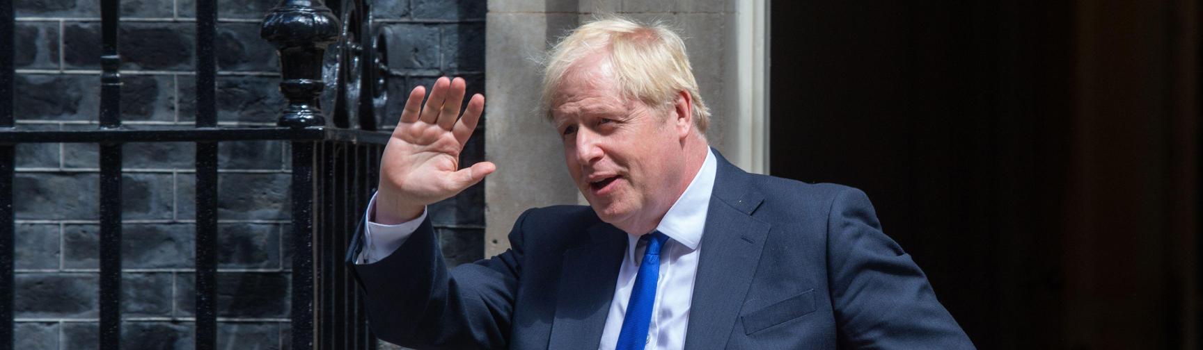 Boris Johnson leaving No.10