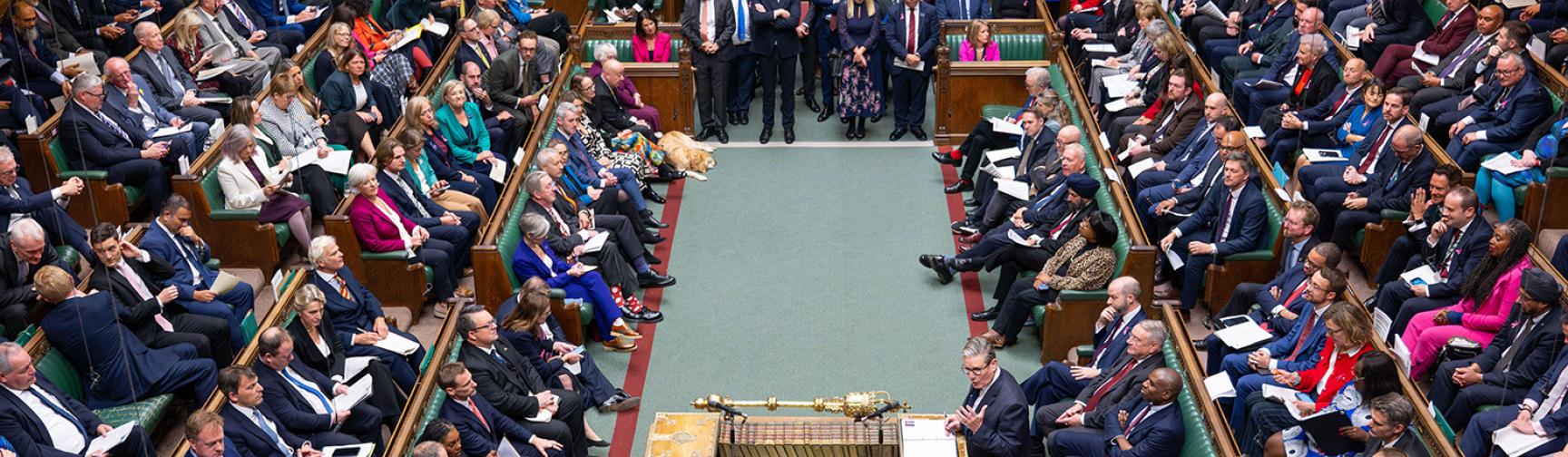 MPs sitting in the House of Commons