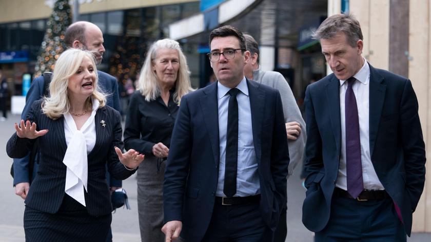 Metro mayors Tracy Brabin, Andy Burnham and Dan Jarvis.