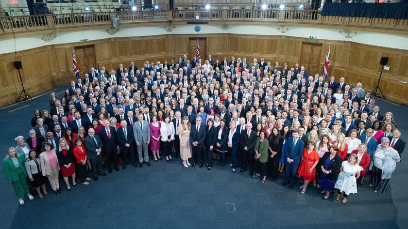 Keir Starmer and new MPs