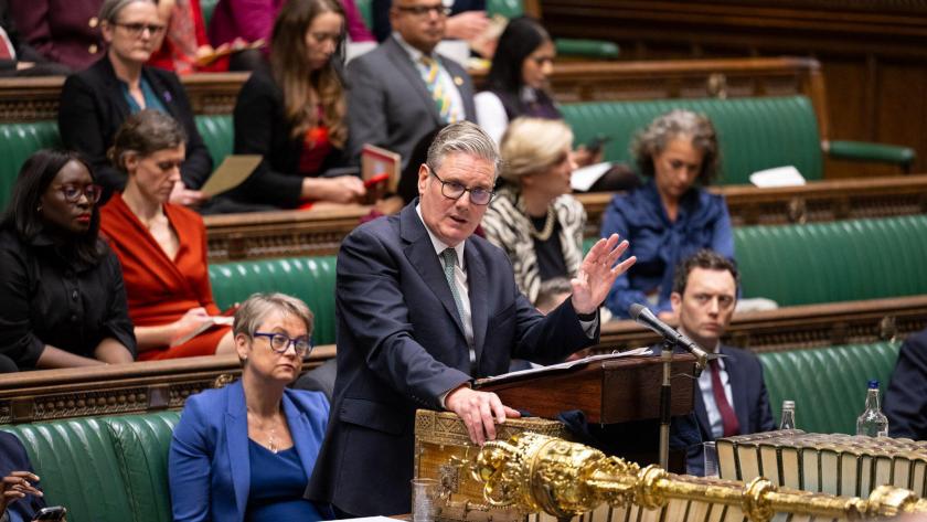 Sir Keir Starmer speaking in the House of Commons