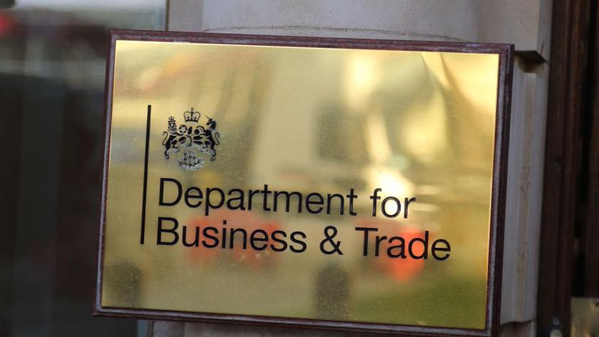 DBT sign, London