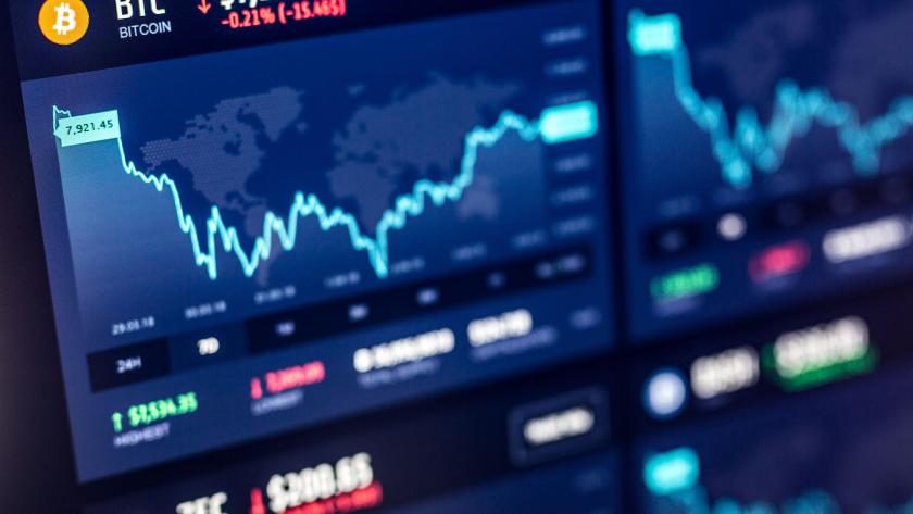 Cryptocurrency market.