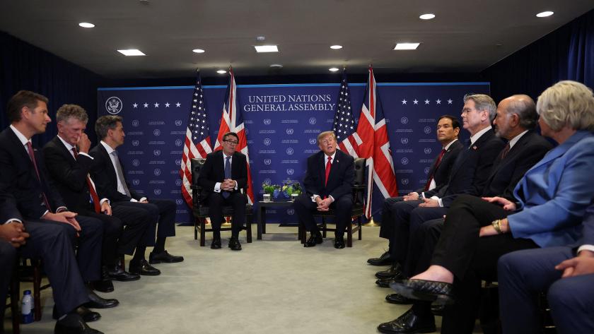 Andy Burnham meeting with Donald Trump