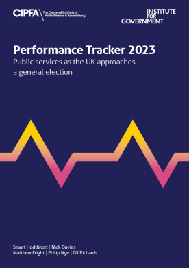 Performance Tracker 2023 front cover