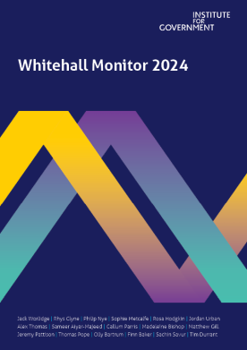 The front cover of Whitehall Monitor 2024.