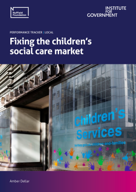 A front cover of an IfG report