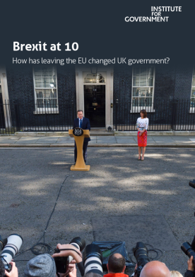 A front cover of an IfG report