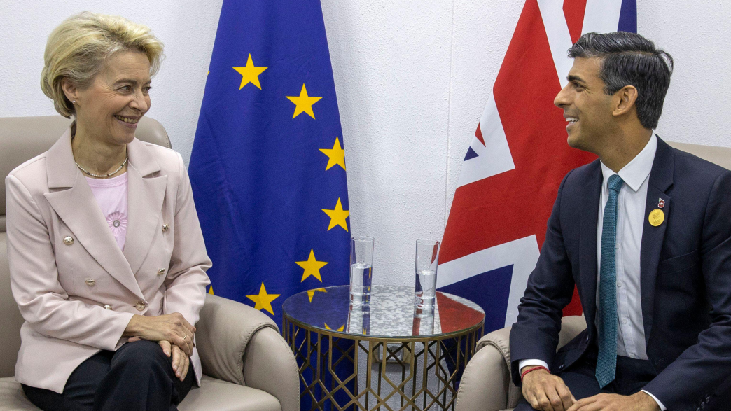 Ursula von der Leyen and Rishi Sunak