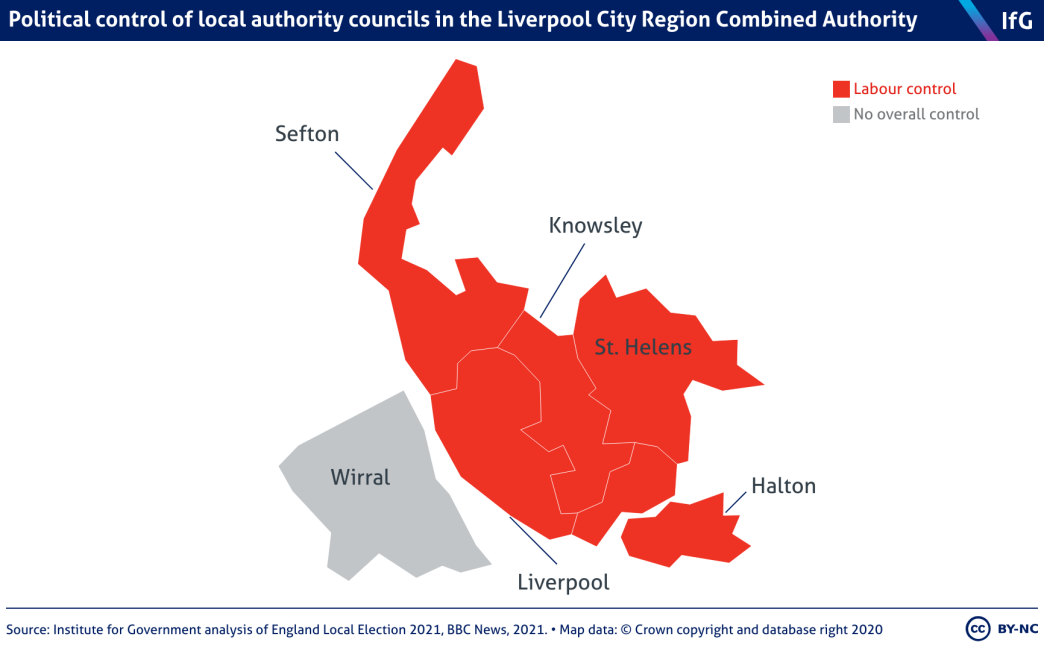 Liverpool Political control map