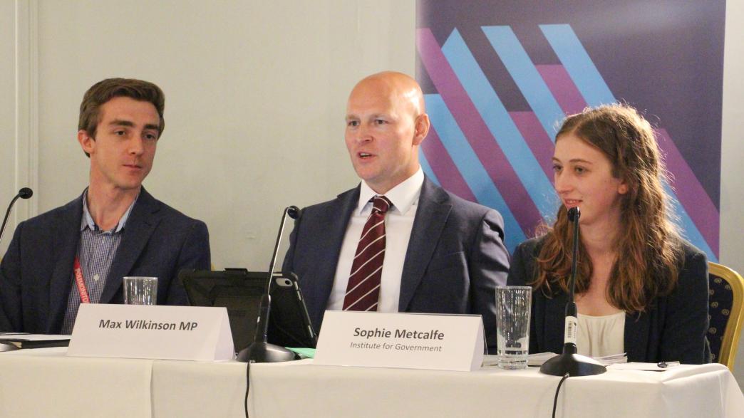 Max Wilkinson MP on the IFG's housing event.