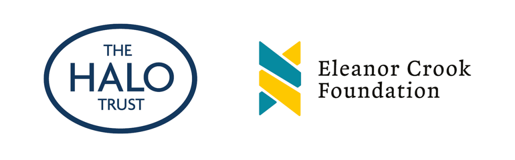 Halo Trust and Eleanor Crook Foundation logos