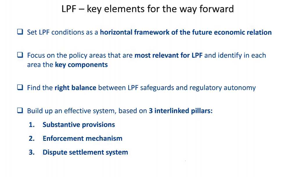 LPF - Key elements for the way forward